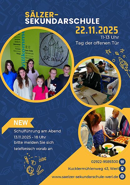 Flyer zum "Tag der offenen Tür" 2025